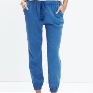Madewell linen blend joggers